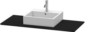 Duravit Konsole XSQUARE m Auschnitt 16x1200x550mm eiche schwarz