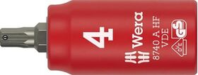 Steckschlüsseleinsatz 8740 A VDE HF 1/4 Zoll SW 4mm L.45mm WERA