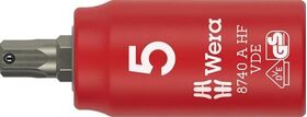 Steckschlüsseleinsatz 8740 A VDE HF 1/4 Zoll SW 5mm L.45mm WERA