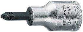 Steckschlüsseleinsatz IKS 19 PZD 1/2 Zoll PZD PZD 3 L.60mm GEDORE