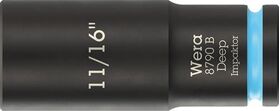 Steckschlüsseleinsatz 8790 B Impaktor Deep 3/8 Zoll 11/16 Zoll L.63mm WERA