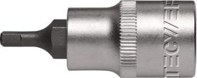 Steckschlüsseleinsatz 1/2 Zoll Innen-6-kant SW 4mm L.55mm TECWERK