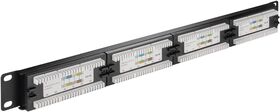 CAT 5e 19-Zoll (48,3 cm) Patch Panel, 24 Port, (1 HE), UTP- VPE: 1