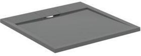 IDS Brausewanne Ultra Flat S i.life quadratisch 800x800x30mm Quarzgrau IDEAL STANDARD