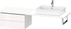 Duravit Konsolenunterschrank L-CUBE 400x720x547mm graphit supermatt