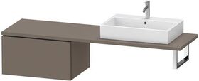 Duravit Konsolenunterschrank L-CUBE 400x720x547mm flannel grey seidenmatt