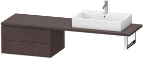 Duravit Konsolenunterschrank L-CUBE 400x720x547mm eiche dunkel gebürstet