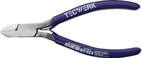 Elektronik-Seitenschneider L.115mm Facette nein rd.TECWERK