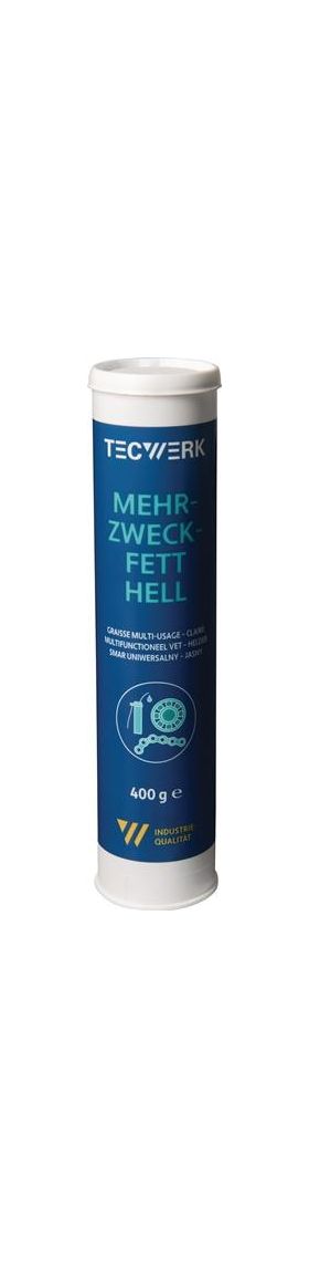 Mehrzweckfett 400g hell Kartusche TECWERK - VPE: 12