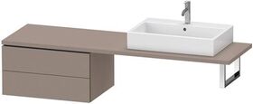Duravit Konsolenunterschrank L-CUBE 400x720x547mm basalt matt