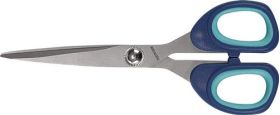 Universalschere 210mm m.2K-Auge titanbeschichtet schwarz/grau TECWERK