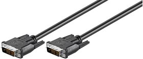 DVI-D Full HD-Kabel Single Link, vernickelt, 2m- VPE: 1