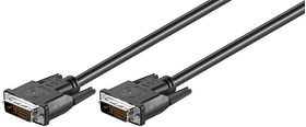 DVI-D Full HD-Kabel Dual Link, Nickel, 1.8m- VPE: 1