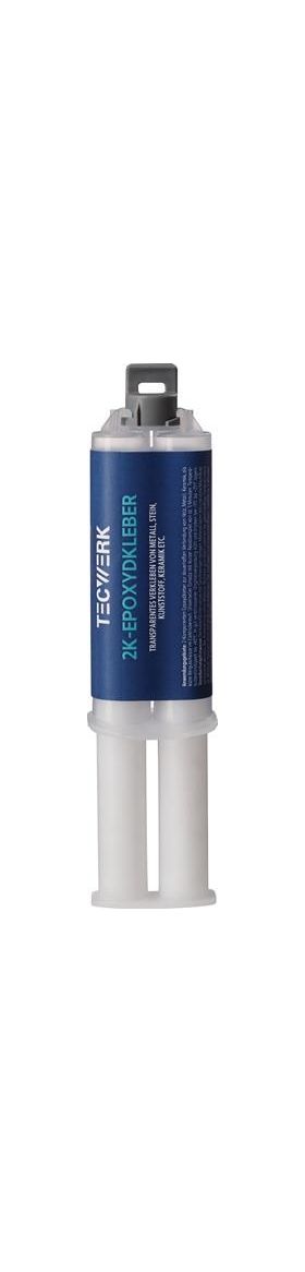 2K-Epoxidklebstoff 25g farblos Doppelspritze TECWERK