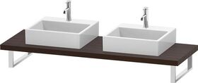 Duravit Konsole L-CUBE 45mm St. 2 Ausschn. 550 NB gebürstet