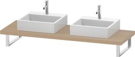 Duravit Konsole L-CUBE 45mm St. 2 Ausschn. 550 medi eiche