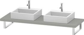 Duravit Konsole DURASTYLE 45mm St. 2 Ausschn. 550 betongrau matt