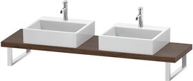 Duravit Konsole DURASTYLE 45mm St. 2 Ausschn. 480 nussbaum dunkel