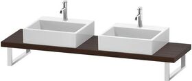 Duravit Konsole L-CUBE 45mm St. 2 Ausschn. 480 NB gebürstet