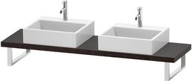 Duravit Konsole L-CUBE 45mm St. 2 Ausschn. 480 Ei du gebürstet