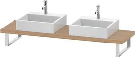 Duravit Konsole DURASTYLE 45mm St. 2 Ausschnitte 480 eiche natur