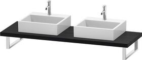 Duravit Konsole DURASTYLE 45mm St. 2 Ausschnitte 550 eiche schwarz