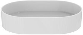 IDS Aufsatzwaschtisch STRADA II o ÜL oval 600x400mm weiß I+ IDEAL STANDARD