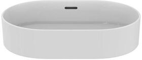 IDS Aufsatzwaschtisch STRADA II m ÜL o HL oval 600x400mm weiß I+ IDEAL STANDARD