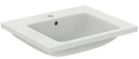 IDS Möbelwaschtisch i.life B m ÜL 1 Hahnloch 610x515x180mm weiß I+ IDEAL STANDARD