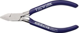 Elektronik-Seitenschneider L.115mm Facette nein spitz TECWERK