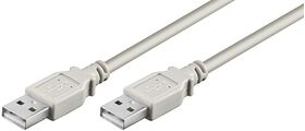 USB 2.0 Hi-Speed-Kabel 1,8 m, grau, 1.8m- VPE: 10
