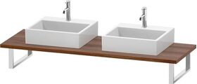 Duravit Konsole DURASTYLE 30 St. 2 Ausschnitte 550 nussbaum natur
