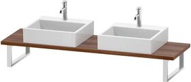 Duravit Konsole DURASTYLE 30 St. 2 Ausschnitte 480 nussbaum natur