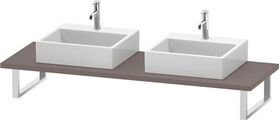 Duravit Konsole DURASTYLE 30 Stärke 2 Ausschnitte 550 basalt matt