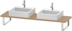 Duravit Konsole DURASTYLE 30 Stärke 2 Ausschnitte 480 eiche natur