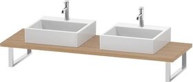 Duravit Konsole DURASTYLE 30 Stärke 2 Ausschnitte 550 eiche natur