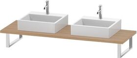 Duravit Konsole L-CUBE 30 Stärke 2 Ausschnitte 550 eiche natur