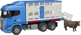 Scania R-Serie Tiertransporter-LKW+Rind