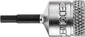 Steckschlüsseleinsatz IN 20 1/4 Zoll Innen-6-kant SW 5mm L.37mm GEDORE