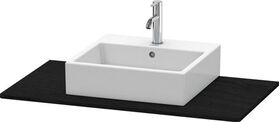 Duravit Konsole XSQUARE m Auschnitt 16x1000x550mm eiche schwarz