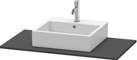 Duravit Konsole XSQUARE m Auschnitt 16x1000x550mm gra supermatt