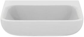 IDS Hygiene-Waschtisch CONTOUR 21 Plus m Finne o HL antibakteriell 500mm weiß IDEAL STANDARD