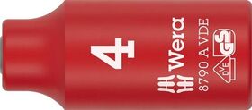 Steckschlüsseleinsatz 8790 A VDE 1/4 Zoll SW 4mm L.41mm WERA