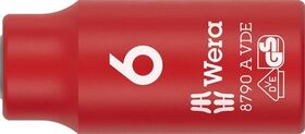 Steckschlüsseleinsatz 8790 A VDE 1/4 Zoll SW 6mm L.41mm WERA