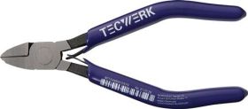 Elektronik-Seitenschneider L.110mm Facette ja geschwärzt TECWERK