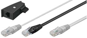 DSL-Y-Verteiler/-Adapter (RJ45/TAE) Kabelset- VPE: 1
