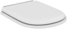 IDS WC-Sitz CALLA mit Deckel, Scharniere chrom weiß IDEAL STANDARD
