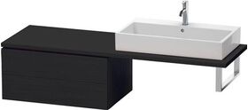 Duravit Konsolenunterschrank L-CUBE 400x820x547mm eiche schwarz