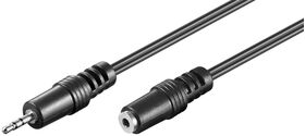 Audio Verlängerungskabel AUX, 2,5 mm Stereo, 2m- VPE: 1