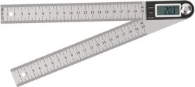 Winkelmesser Schienen-L.200mm Abl.0,1Grad dig.TECWERK